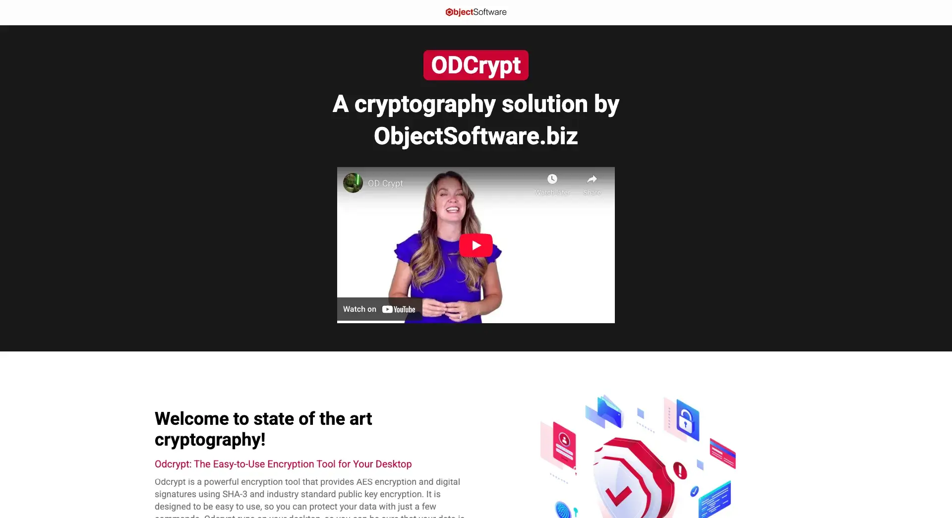 Secure cryptography solutions website for businesses